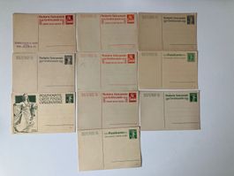 10 verschiedene alte Postkarten ** ungelaufen