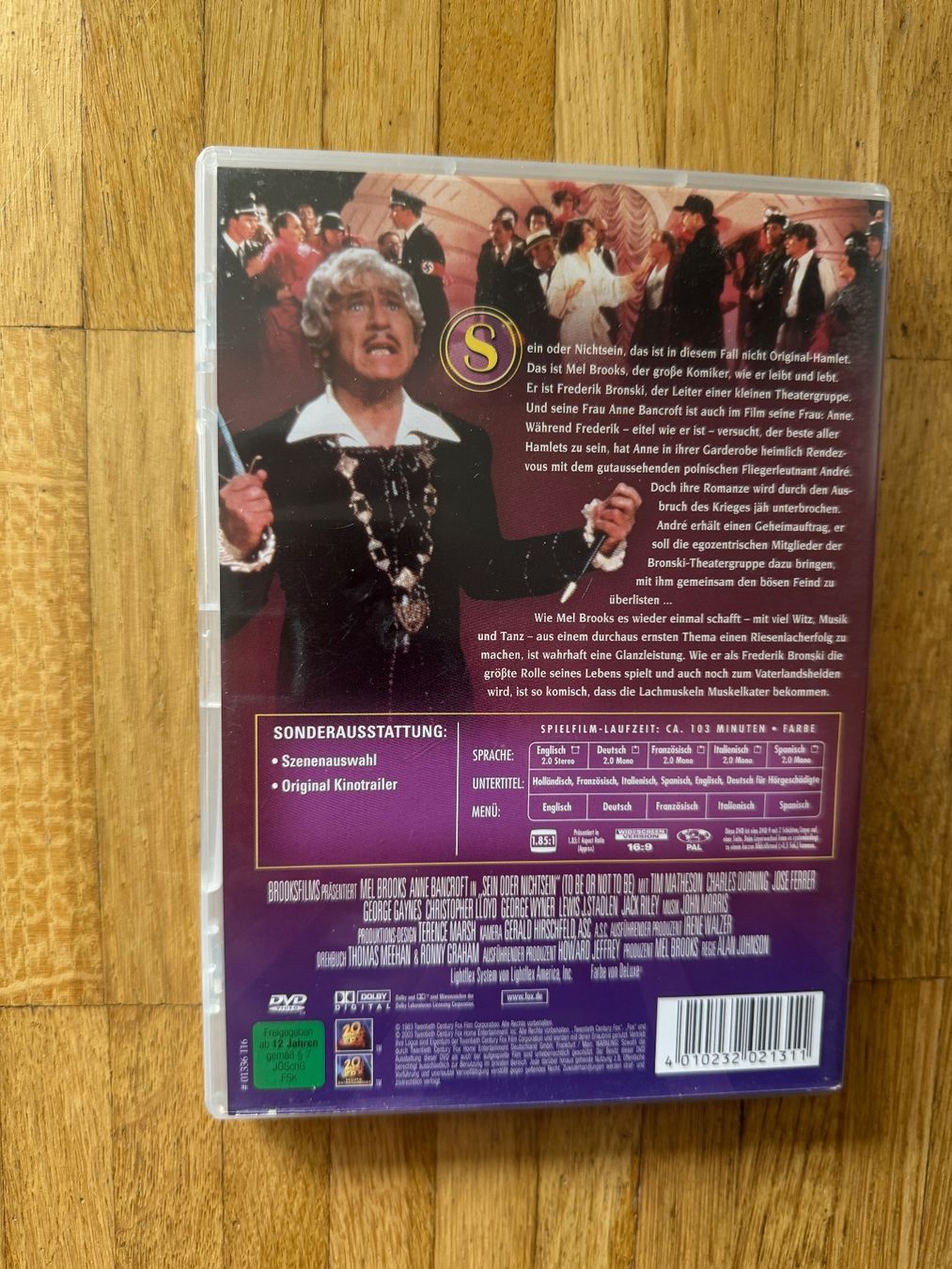 Alle DVDs: SEIN ODER NICHT SEIN. (DVD) MEL BROOKS – Gebraucht aus Basel von san_2qlq 1