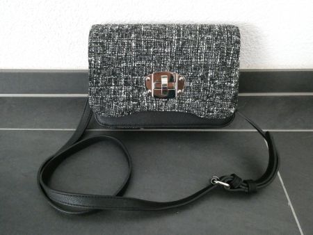 Handtasche schwarz/weiss