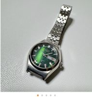 Seiko Elnix Damenuhr mit grünem Zifferblatt – voll funktions