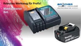 Makita Starter Set. 18V Akku und Ladegerät
