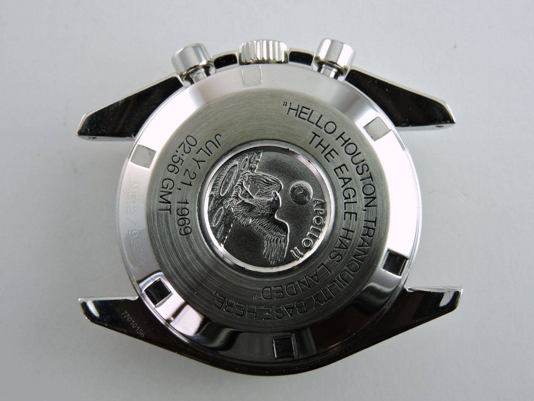 Omega Uhren: 1999 Omega Speedmaster Ltd.Apollo XI 3560.50 - Serviced, B&P – Gebraucht aus Bern von Vintage-Oyster 6