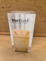 Wortlicht Kerze Taufe Ich bin das Licht der Welt neu