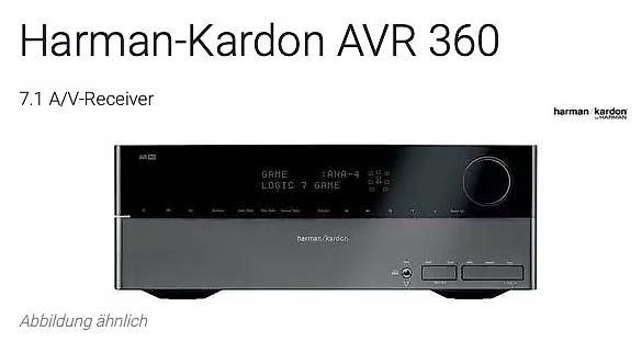 Ricevitori: Harman Kardon AVR 360  mit DVD Player BDT 20 – Usato da Jeuss venduto da Danielwiedmer 4