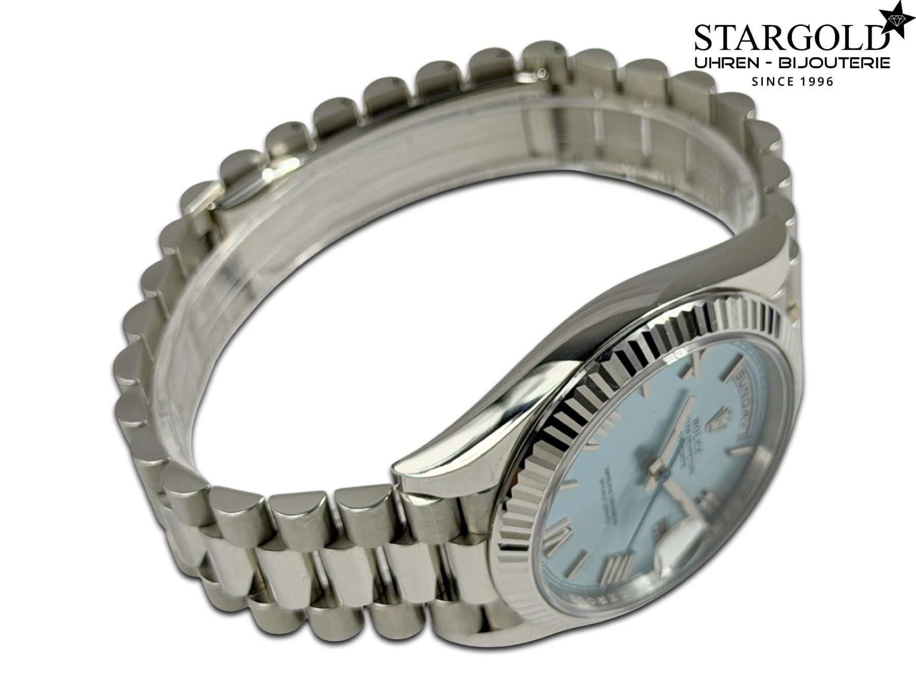 Rolex Orologi: Rolex Day-Date 40 Platin Ice Blue - 228236 – Usato da Zürich venduto da Stargold-Uhren 5