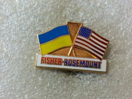 Ansteckpin 18: Flaggen Fisher Rosemount