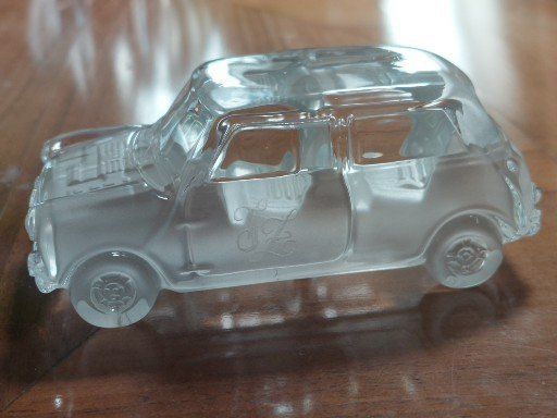 Figurines: Kristallglas Modellauto Austin  Mini Cooper von Hofbauer – D'occasion à Hergiswil NW par maiette-23.N