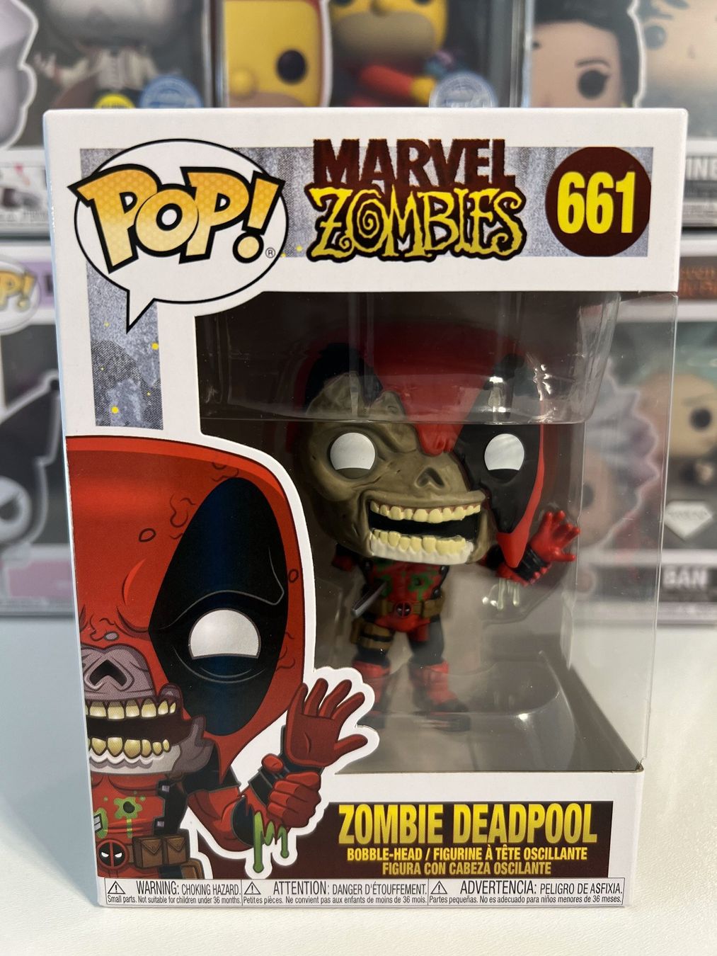 Funko Statuette: Funko POP! Marvel Zombies Zombie Deadpool – Nuovo e nell'imballaggio originale da Le Mouret venduto da perfectbijou