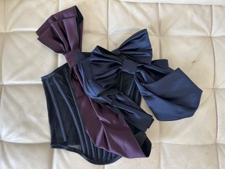 Dolce&Gabbana vintage runway bow top (IT38/XS-S)