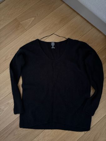 Pull Manor femme mélange cachemire noir taille XL