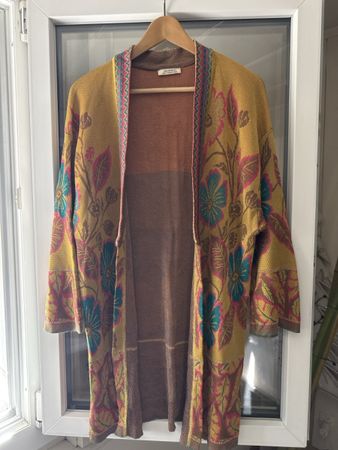 Devernois Cardigan floral pattern like new condition