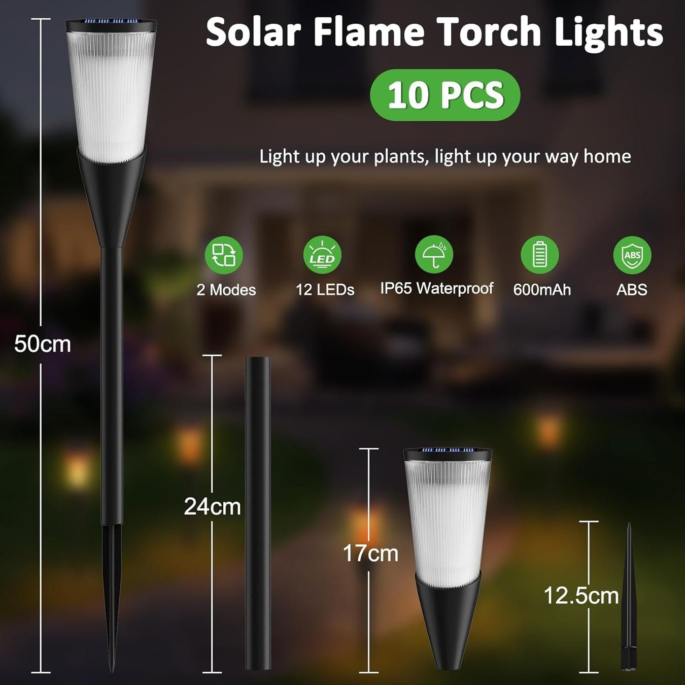 Lampade: 10x Solar Fackeln – Nuovo e nell'imballaggio originale da Nuglar venduto da SmartLiving24 6
