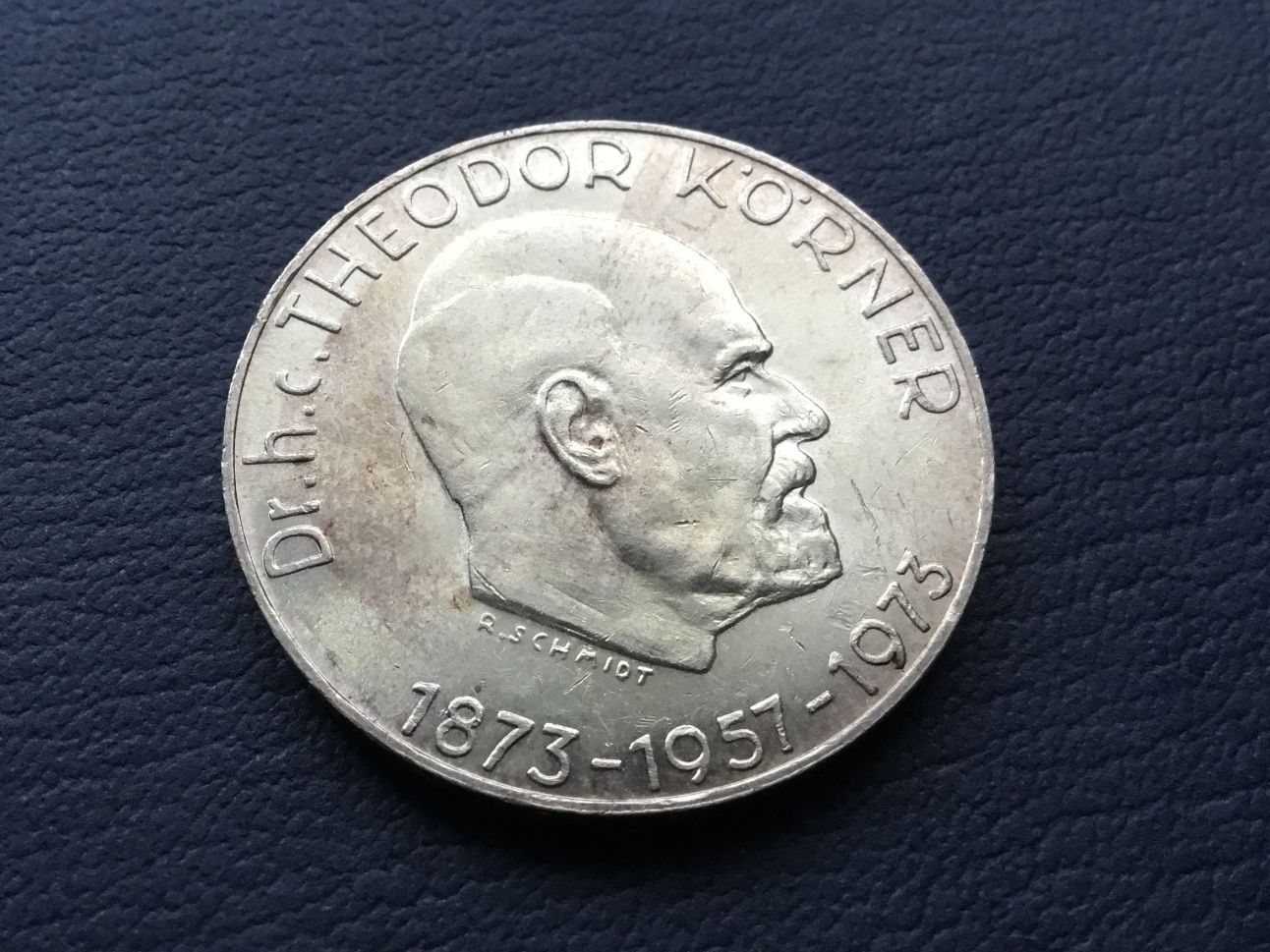 Tutti le monete: 50 Schilling 1973 Dr.Theodor Körner – Usato da St. Margrethen SG venduto da alfapeugeot10