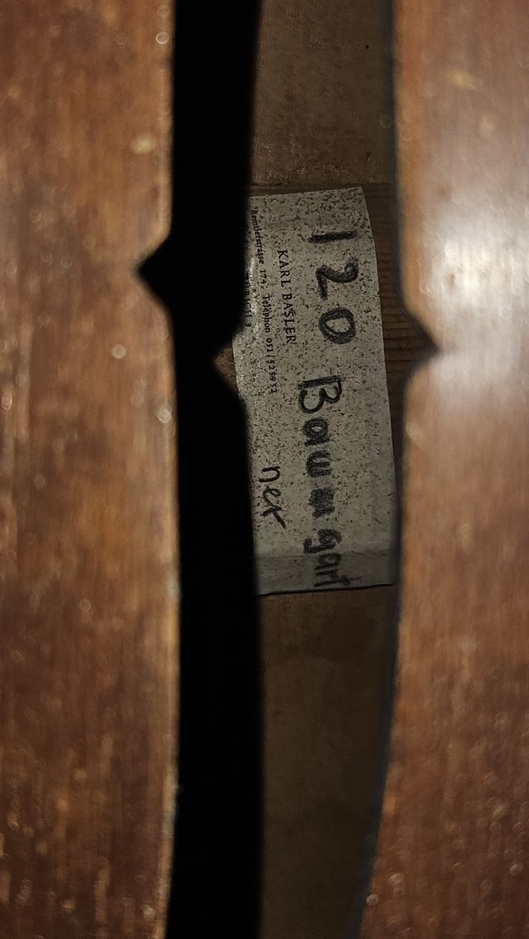 Strumenti musicali: Kontrabass Karl Basler Baumgartner gebraucht mit Bogen – Usato da Rickenbach b. Wil venduto da nic_8ljr 3