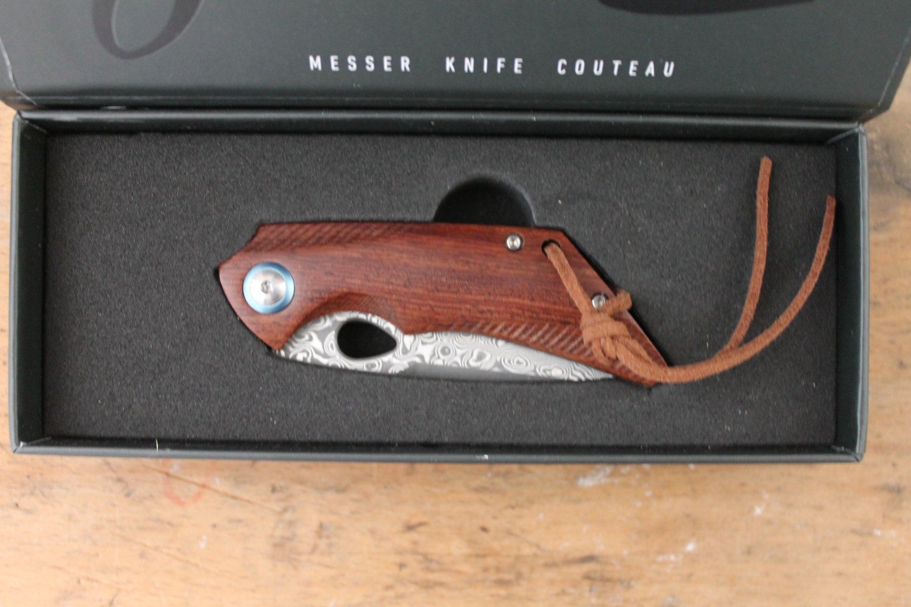 Herbertz Accessori: Herbertz Einhandmesser Damast Eisenholz Selektion – Nuovo (secondo la descrizione) da Lachen SZ venduto da ratata 3