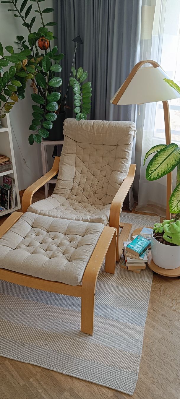 Ikea Poltrone: Ikea Nostalgie - Lesesessel aus erster Generation mit Lampe – Usato da Zürich venduto da olifantje3