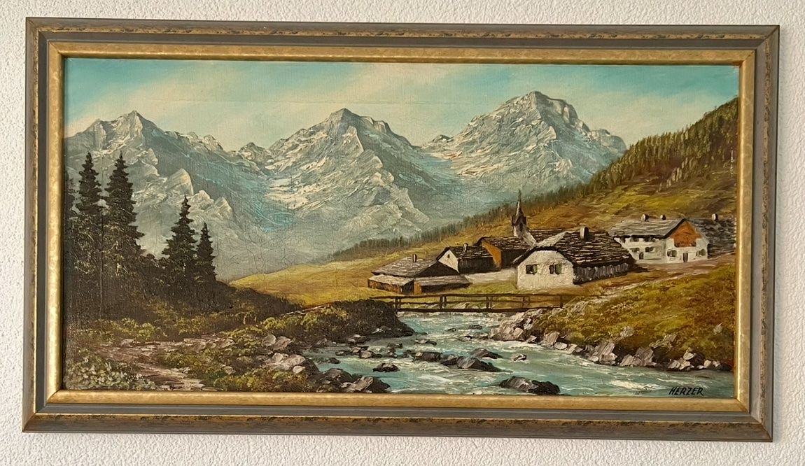 Dipinti: Gemälde Graubünden, Herzer – Usato da Rutschwil venduto da joz_w5mj