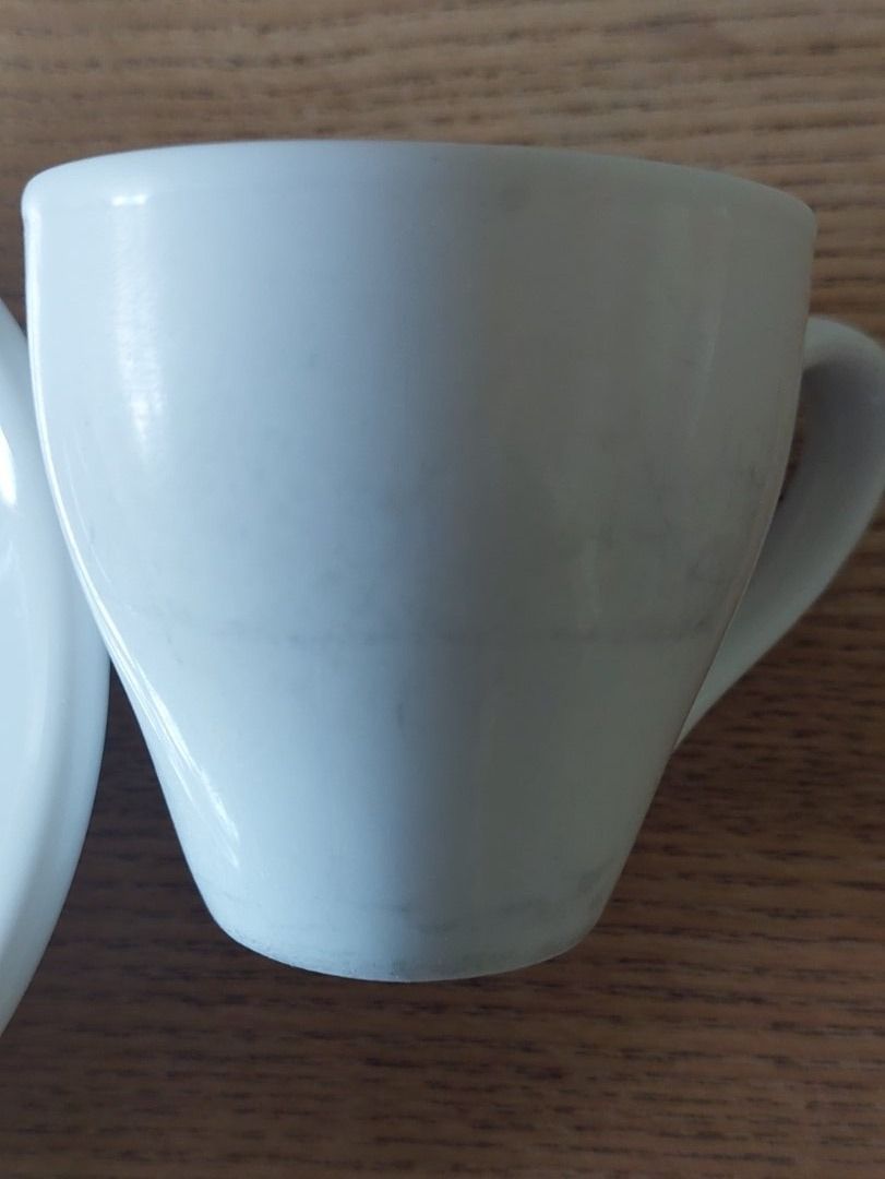 Tazze: Kaffe, Espressotassen mit Unterteller – Usato da Adlikon b. Andelfingen venduto da Kraemse 1