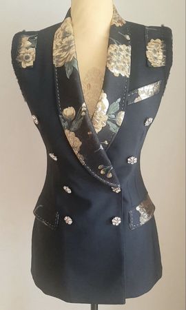 Dolce & Gabbana Weste, Blazer Style, Gr. 36 Neu