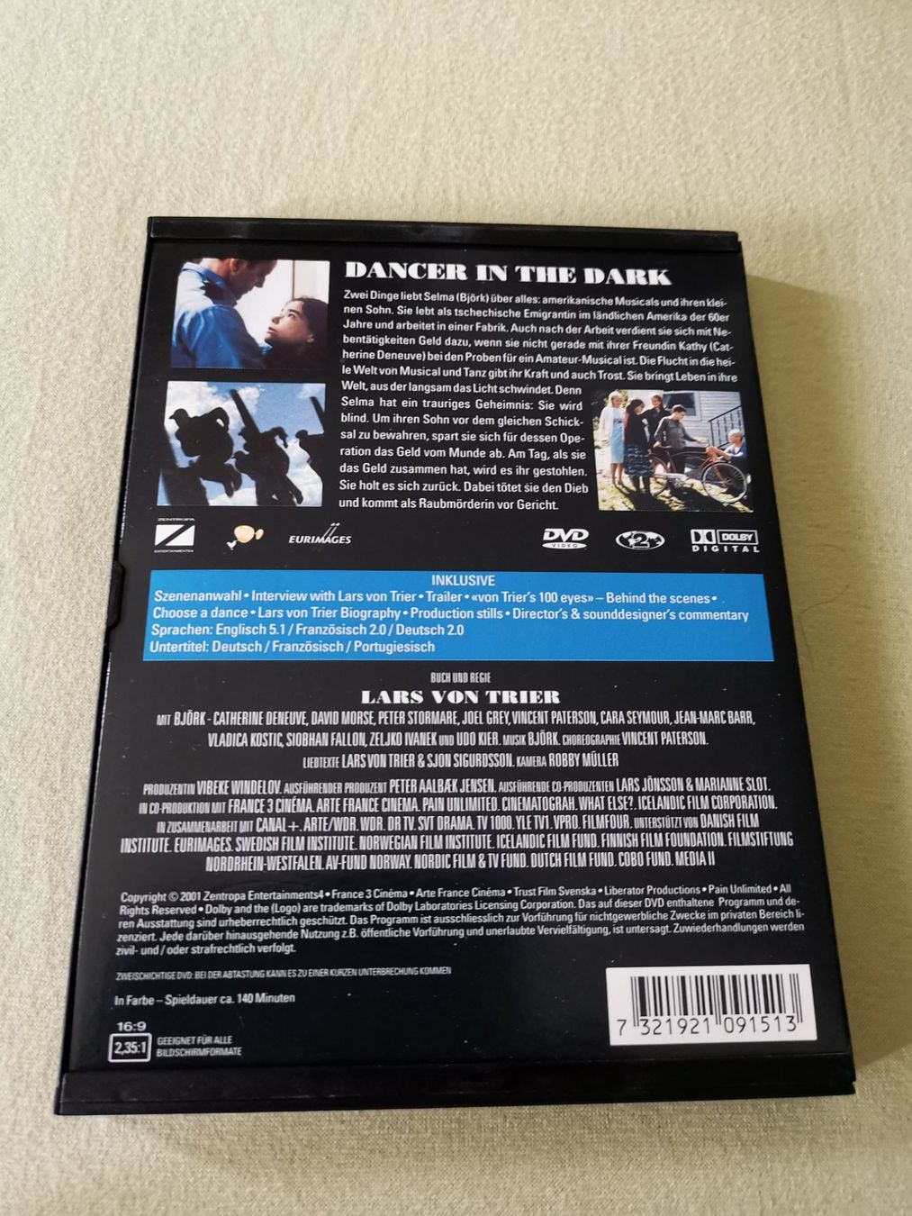 Tutti i DVDs: DVD Dancer In The Dark - Björk, Catherine Deneuve – Usato da Mönchaltorf venduto da hiukset 1