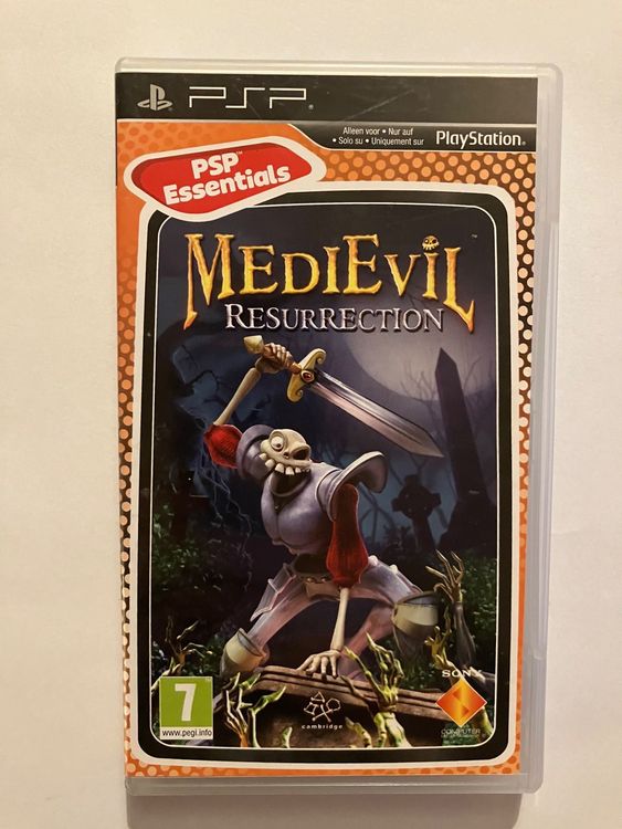 Jeu MediEvil Resurrection Sur PSP - édition Platinum, Complet, PAL, FR, Très Bon état