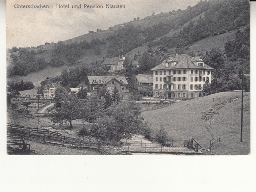 Cartoline postali: Unterschächen Klausen 1922 – Usato da Bürglen TG venduto da StampGraf