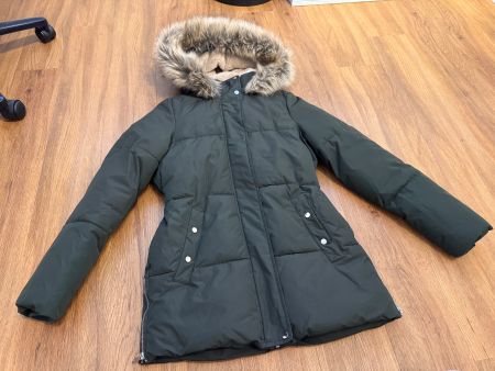 Warme gefütterte Jacke Vero Moda Gr. XS Oliv Grün