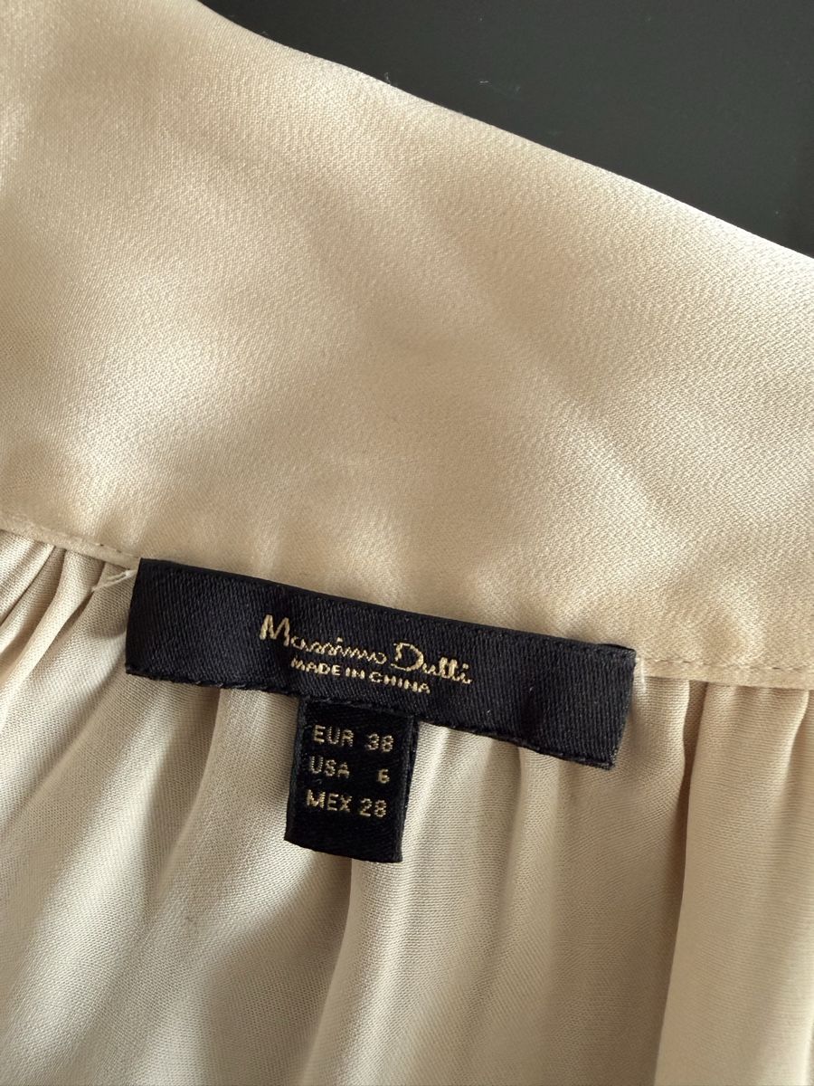 Massimo Dutti Camicette: Massimo Dutti Bluse Gr. 38 Beige, Top Zustand! – Usato da Staad SG venduto da Chirrari 3