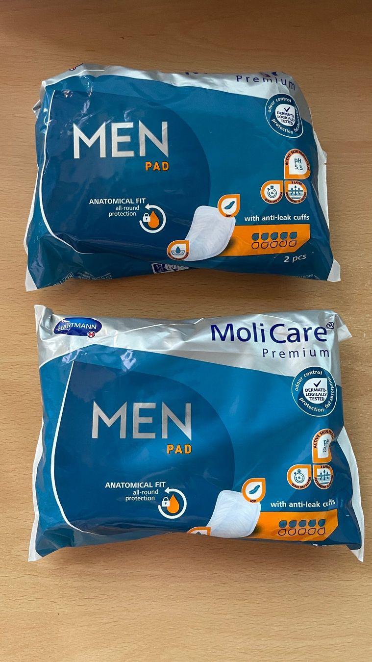 Hartmann Secchi per pannolini & Pannolini: 8x Hartmann MoliCare Premium Men Pad – Nuovo e nell'imballaggio originale da Glattfelden venduto da cybermaxx 2