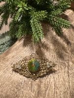 Vintage Brosche mit funkelnden Steinchen 