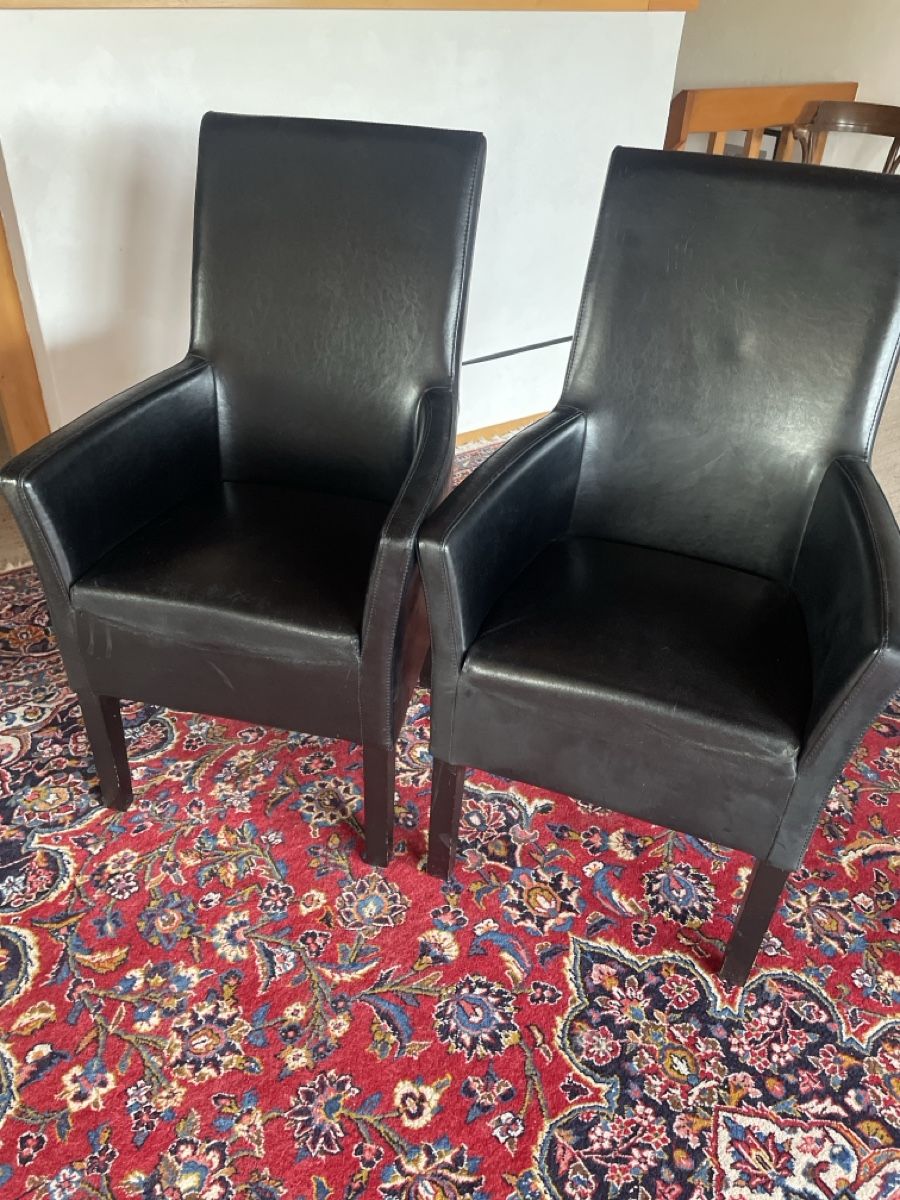 Poltrone: 2 Kunstlederstühle – Usato da Freidorf TG venduto da ibipatria