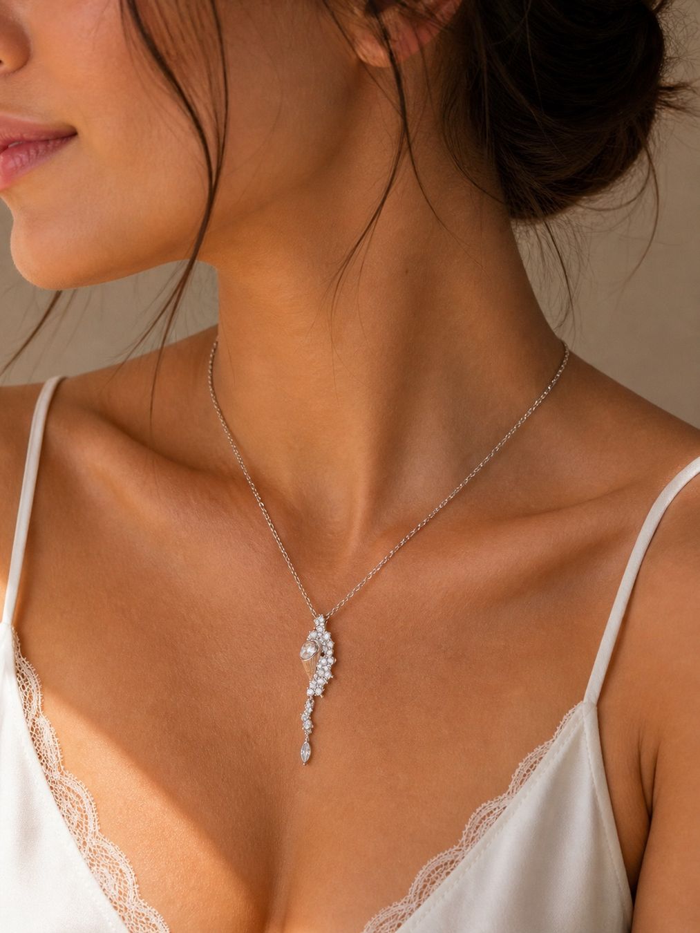 Ketten: Collier cascade diamants – Neu und originalverpackt aus St-Maurice von Sandrinette123 4