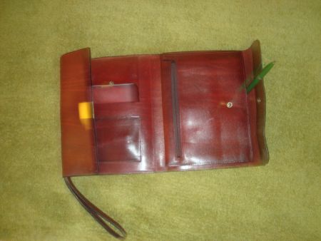 vintage 90iger years Herrenhandtasche etui mStylo 30x20 used