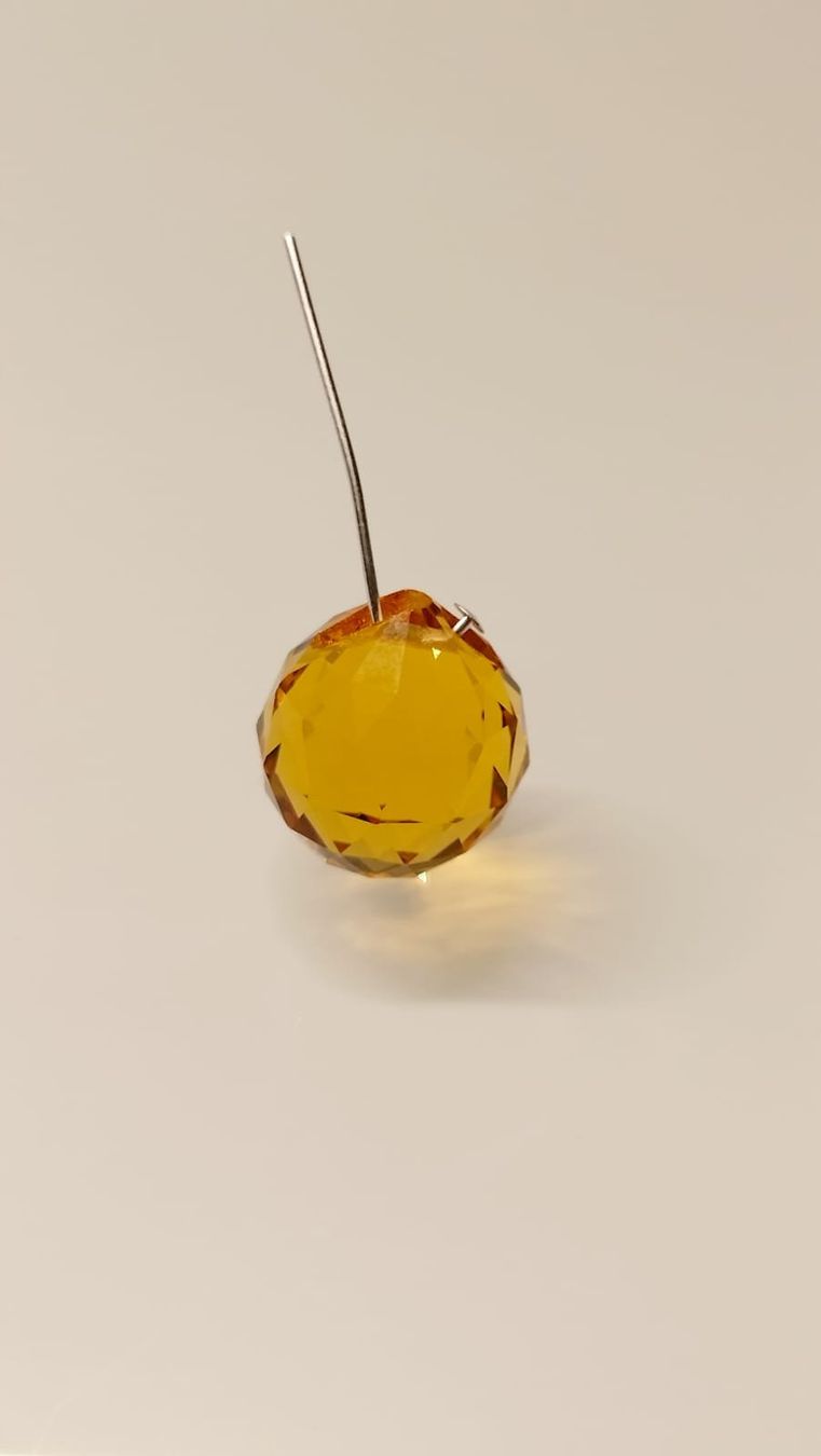 Tutte le decorazioni: Kristallkugel - Bohemia amber D2cm – Nuovo e nell'imballaggio originale da Oekingen venduto da italia006
