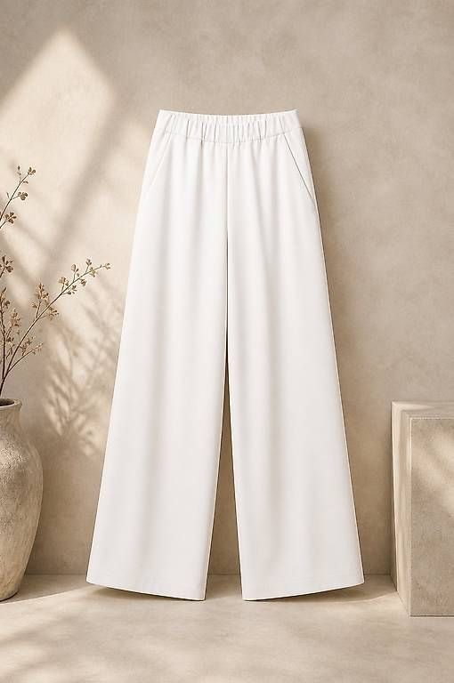 Hosen: Pantalone classico bianco – Gebraucht aus Lugano von mic_zcm7
