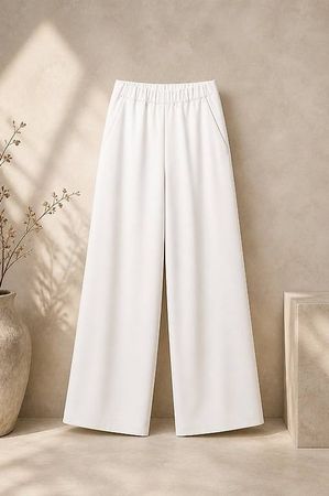 Pantalone classico bianco