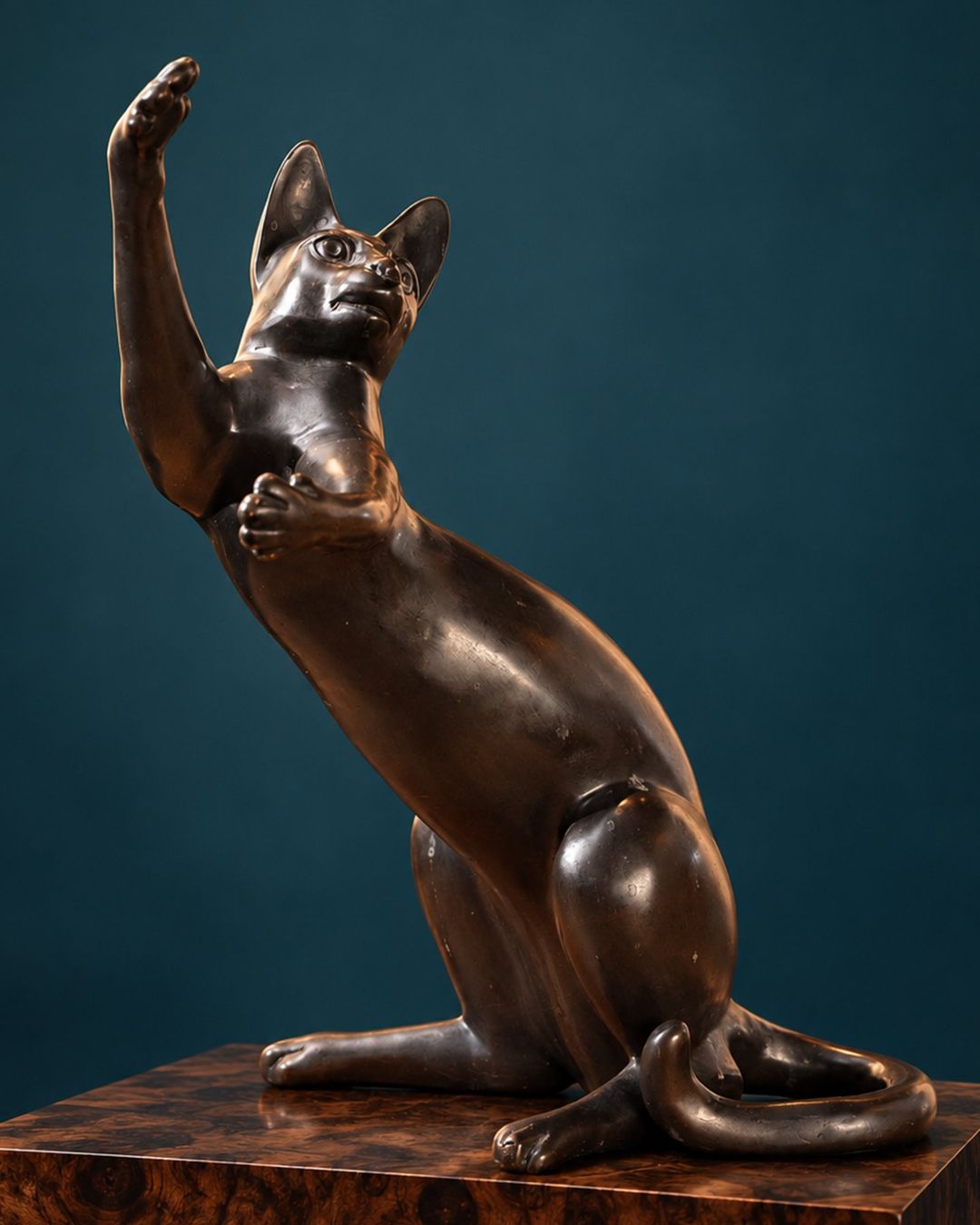 Sculptures & Statues: SCULPTURE CHAT – D'occasion à Moutier par Vintage-signature