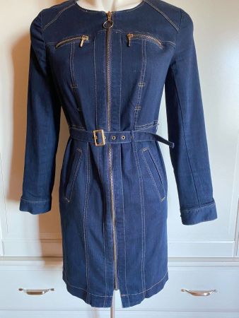Jeans kleid Mantel