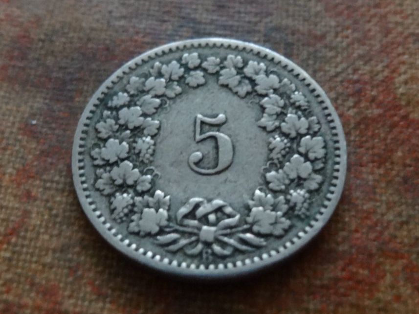 Tutti le monete: 5 Rp. 1903 – Usato da Romanel-sur-Lausanne venduto da Swift13 1