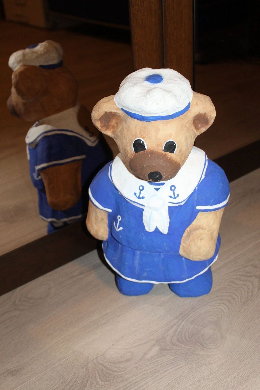 Figuren: Pappmache Bär – Gebraucht aus Winkel von Kade50 1