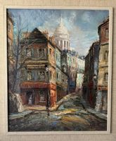 Original Ölgemälde (Impasto) - Paris Montmartre