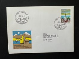 CH Ersttag -  Werbestempel Arosa  (M469)