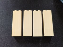 Lego 1x2x5 4 Stück beige