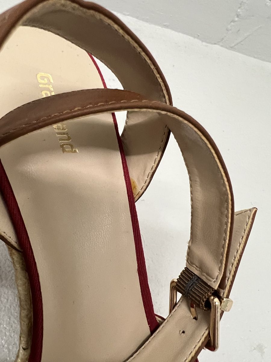 Graceland Scarpe da donna: Sommerschuhe weinrot mit Blockabsatz – Nuovo (secondo la descrizione) da Jona venduto da n.ferrari 3