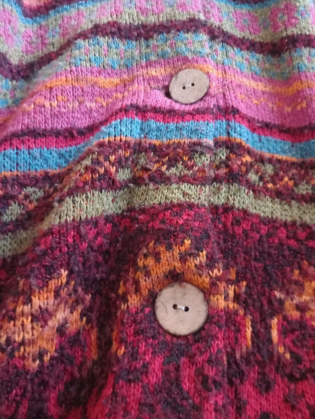 Jacken: Jaquette multicolore en tricot – Gebraucht aus Faoug von per_kp6r 2