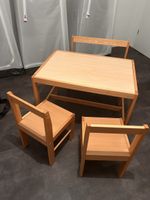 Holz Kindertisch mit Stühlen, Sitzbank - Top für Kinder!