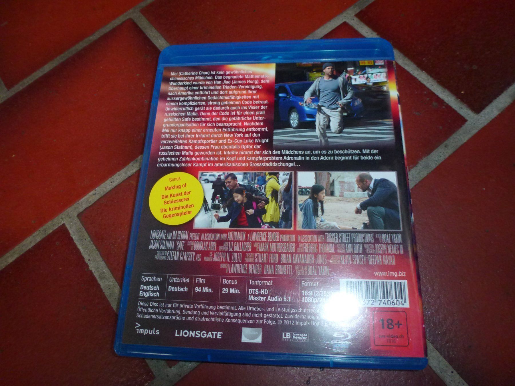 Alle DVDs: Safe BLU-RAY – Gebraucht aus Olten von Disc-Verkauf 2