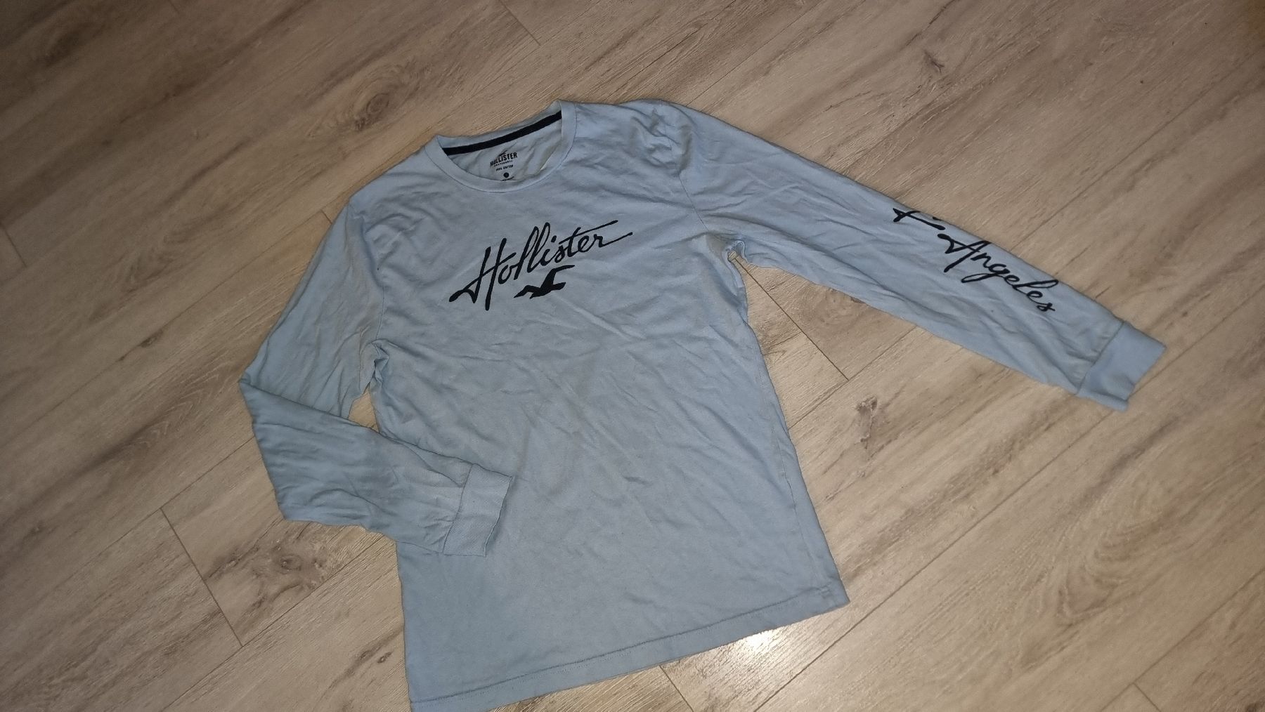 Hollister Maglioni & Felpe: Hollister Langarmshirt Gr. S hellblau, 100% Baumwolle  – Usato da Wigoltingen venduto da Zuckerfee84