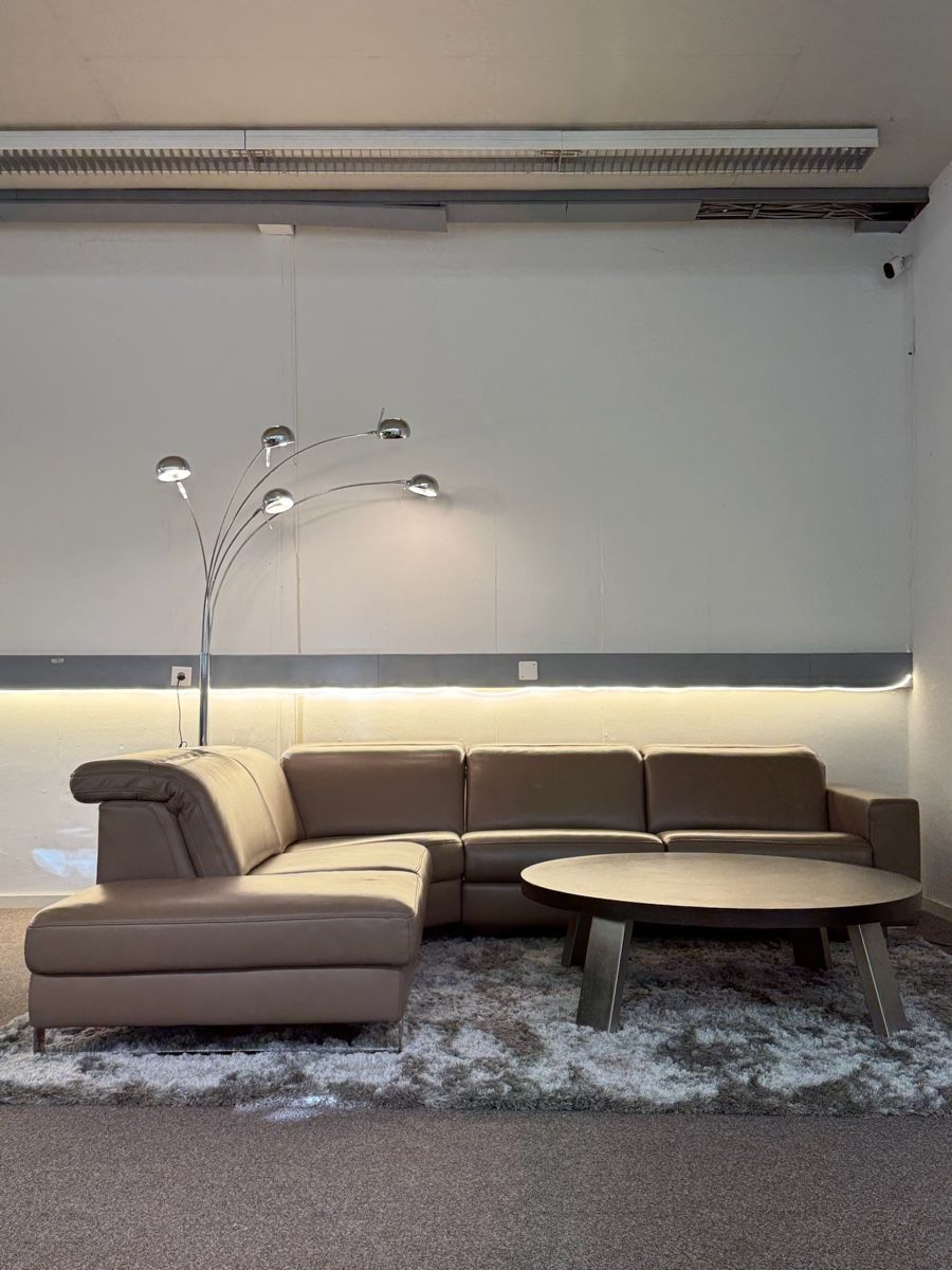 Divani: Ecksofa aus braunem Nappaleder mit RelaxFunktion – Usato da Fehraltorf venduto da Sofalab.swiss 1