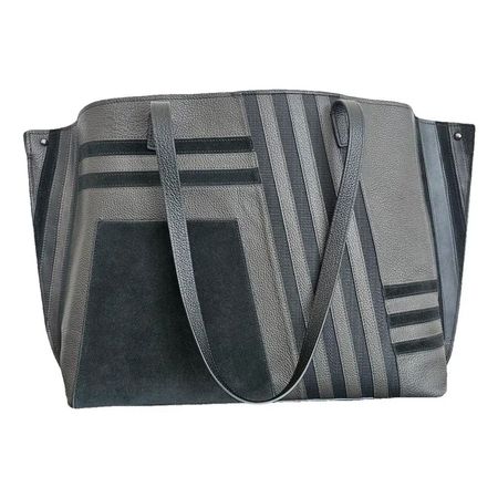 NEW AKRIS Ai Medium Patchwork Leather Tote Bag